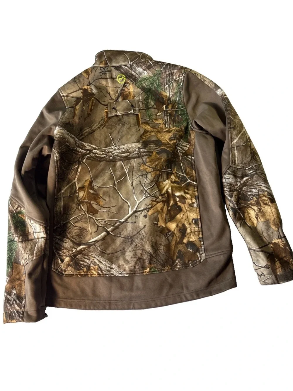 Magellan Outdoors Youth XL Realtree Camo Softshell Hunting Jacket Full Zip